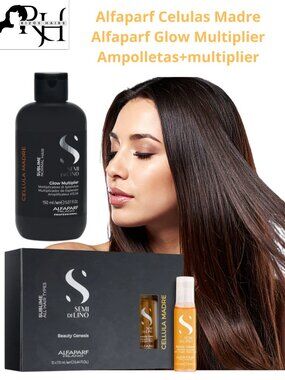 Ampolla y Multiplicador Celula Madre Brillo 🔆Alfaparf Celulas Madre Alfaparf Gl